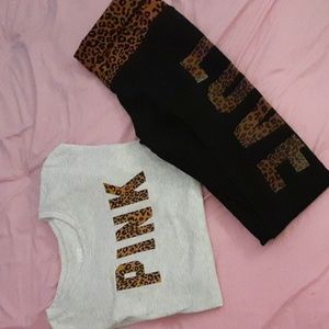 PINK Victoria's Secret outfit set size small